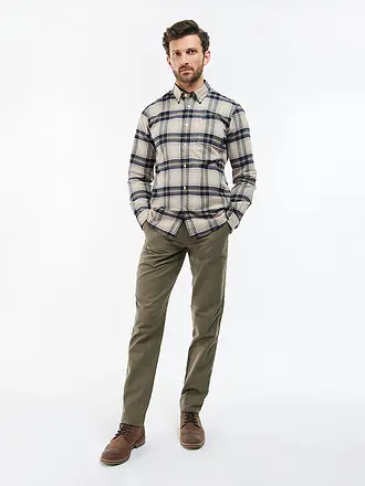 BARBOUR | Camicia di flanella slim fit | beige
